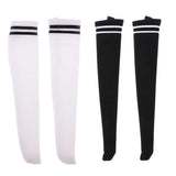Maxbell 1/6 Female Body Stockings for 12'' Action Figure Accessories Black & White