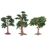 Maxbell Green Pine Tree Model Cypress for Building Landscape Diorama Scenery 10cm