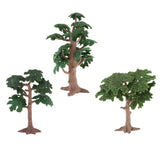Maxbell 3.94in.-6.69in. Pine Tree Model Cypress for Landscape Diorama Scenery Green