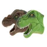 Maxbell 2pcs Simulation Tyrannosaurus Head Hand Puppet Dinosaur Figure Toy Kids Toy