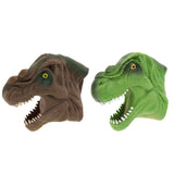 Maxbell 2pcs Simulation Tyrannosaurus Head Hand Puppet Dinosaur Figure Toy Kids Toy