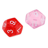 Maxbell 25Pcs Acrylic Dice D12 Sided Number Dice for D&D RPG MTG Board Game Toy DIY - Aladdin Shoppers