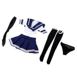 Maxbell 1/6 Female Sailor Uniform Outfits + High Heel Shoes for 12" Action Figures