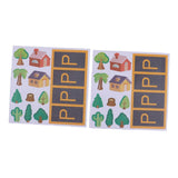 Maxbell Kids DIY Accessory Traffic Scene Building Adhesive Sticker Toy Tree House - Aladdin Shoppers