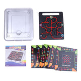 Maxbell 64 Levels Subway Labyrinth Puzzles Toy for Kids Logic Thinking Training Toy