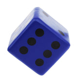 Maxbell Sponge Dice Foam Dot Dice Playing Dice for Math Teaching Vent Toy Blue - Aladdin Shoppers