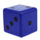 Maxbell Sponge Dice Foam Dot Dice Playing Dice for Math Teaching Vent Toy Blue - Aladdin Shoppers