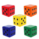 Maxbell Sponge Dice Foam Dot Dice Playing Dice for Math Teaching Vent Toy Blue - Aladdin Shoppers