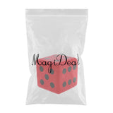 Maxbell Sponge Dice Foam Dot Dice Playing Dice for Math Teaching Vent Toy Red - Aladdin Shoppers