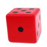 Maxbell Sponge Dice Foam Dot Dice Playing Dice for Math Teaching Vent Toy Red - Aladdin Shoppers