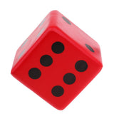 Maxbell Sponge Dice Foam Dot Dice Playing Dice for Math Teaching Vent Toy Red - Aladdin Shoppers