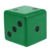 Maxbell Sponge Dice Foam Dot Dice Playing Dice for Math Teaching Vent Toy Green - Aladdin Shoppers