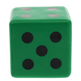 Maxbell Sponge Dice Foam Dot Dice Playing Dice for Math Teaching Vent Toy Green - Aladdin Shoppers