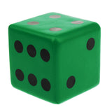 Maxbell Sponge Dice Foam Dot Dice Playing Dice for Math Teaching Vent Toy Green - Aladdin Shoppers