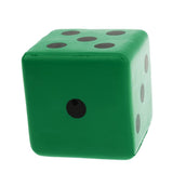 Maxbell Sponge Dice Foam Dot Dice Playing Dice for Math Teaching Vent Toy Green - Aladdin Shoppers