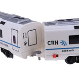 Maxbell HO Scale Railroad Train Locomotive & Carriage Layout China Railway CRH Model