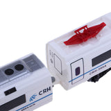 Maxbell HO Scale Railroad Train Locomotive & Carriage Layout China Railway CRH Model