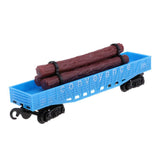 Maxbell 1:87 Simulation Train Model Electric Track Freight Car Train Carriage Toy E - Aladdin Shoppers