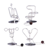 Maxbell Puzzle Ring Chinese Brain Teaser Puzzles Games Kid Adult Educational Toy A