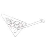 Maxbell Metal Wire Puzzle IQ Brain Teaser Ring Magic Puzzle Game Toy for Adults Kids