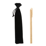 Maxbell Brass 0.5mm Trim Signature Gel Pen with Bag Case for Bussiness Gifts 15.5cm