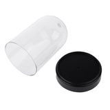2x Acrylic Dustproof Cover Display Case Round Base for Action Figure 10x16cm