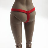Maxbell 1/6 Scale Women's Clothing Big Red Thong for Simulation 1/1 Clothing Version