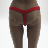 Maxbell 1/6 Scale Women's Clothing Big Red Thong for Simulation 1/1 Clothing Version