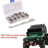 Maxbell Repair Flat Round Head Bolt Nut Screw Tool Box for 1/10 TRX-4 RC Car