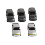 Maxbell 5 Pieces 1:75 Scale Car Model DIY Sand Table Building Model Material Scene