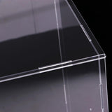Maxbell Clear Acrylic Miniature Doll Figure Display Case Cube Showbox Dustproof DIY