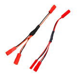 Maxbell 2Piece ESC Battery JST Female Connector Y Cable for 1/10 RC Crawler Buggy