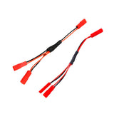 Maxbell 2Piece ESC Battery JST Female Connector Y Cable for 1/10 RC Crawler Buggy