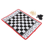 Maxbell Portable Folding International Chess Game Board 35x26.5cm + Chess Pieces - Aladdin Shoppers