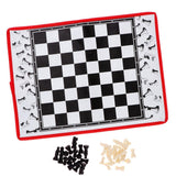 Maxbell Portable Folding International Chess Game Board 35x26.5cm + Chess Pieces - Aladdin Shoppers