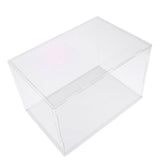 Maxbell Clear Acrylic Display Case Box 32x25x25cm Perspex Cube for Mini Doll Figures - Aladdin Shoppers