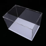 Maxbell Clear Acrylic Display Case Box 32x25x25cm Perspex Cube for Mini Doll Figures - Aladdin Shoppers