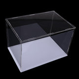 Maxbell Clear Acrylic Display Case Box 32x25x25cm Perspex Cube for Mini Doll Figures - Aladdin Shoppers