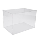 Maxbell Clear Acrylic Display Case Box 32x25x25cm Perspex Cube for Mini Doll Figures - Aladdin Shoppers