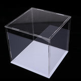 Maxbell Clear Jewelry Acrylic Display Show Box Case Dustproof Stand Protection 25cm - Aladdin Shoppers