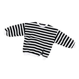 Maxbell 1/6 Scale Man Striped Casual Tops Sweatshirt for 12'' Action Figure Hot Doll