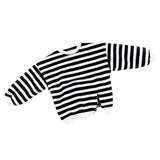 Maxbell 1/6 Scale Man Striped Casual Tops Sweatshirt for 12'' Action Figure Hot Doll