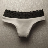 Maxbell 1/6 Scale Net Edge Underpants Briefs for 12" Male Action Figure Accs White