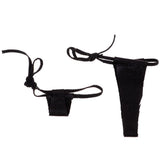 10x1/6 Scale Female Soldier Beach Bikini Suit for 12'' Action Figure Black