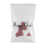 Maxbell 7 Pieces set Mini Polyhedral dice Set Red D4 D6 D8 D10 D12 D20 D&D RPG - Aladdin Shoppers