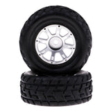 Maxbell 2pcs Plastic Wheel Rubber Tires for WLtoys A949 RC Car Spare Parts - Aladdin Shoppers