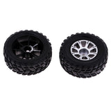 Maxbell 2pcs Plastic Wheel Rubber Tires for WLtoys A949 RC Car Spare Parts - Aladdin Shoppers