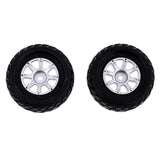 Maxbell 2pcs Plastic Wheel Rubber Tires for WLtoys A949 RC Car Spare Parts - Aladdin Shoppers