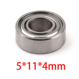 Maxbell 4pcs Silver Bearings 5x11x4mm for WLtoys 12428 12423 12628 RC Racing Cars - Aladdin Shoppers