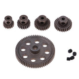 Maxbell Steel Diff Main Gear 64T & Motor Pinions 29T/26T/21T/17T for HSP 1/10 RC Car - Aladdin Shoppers